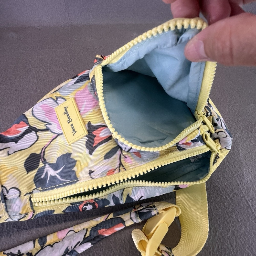 Vera Bradley Reactive Sling Backpack In Sunny Garden Print Yellow Multi VGUC - Picture 5 of 16